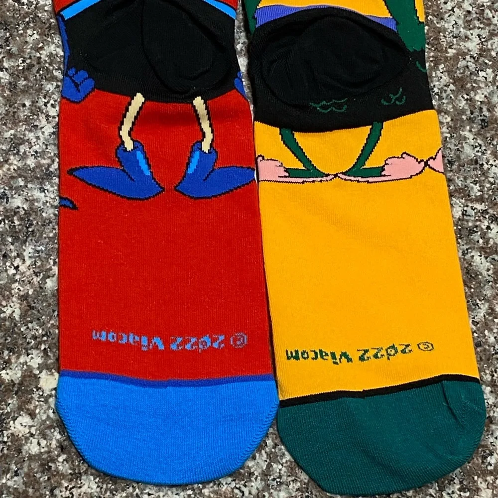 ODD SOX Nickelodeon SpongeBob‎ SquarePants Crew Socks